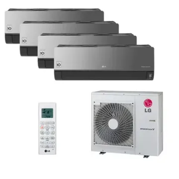 Мультисплит система на 4 комнаты LG AM07BP x 4 / MU4M25