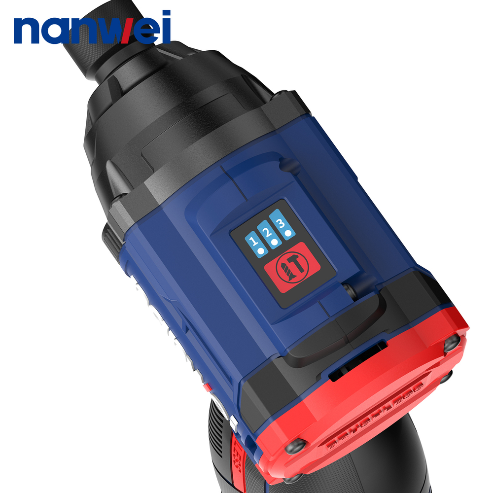 Винтоверт ударный бесщеточный Nanwei NW-S8140, 140 Н·м, 16 В, 2Ah*2