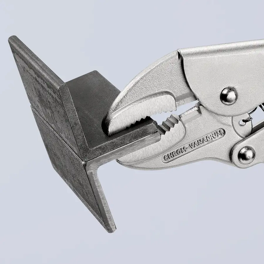 Клещи зажимные никелирование 250 мм Knipex 41 04 250 SB