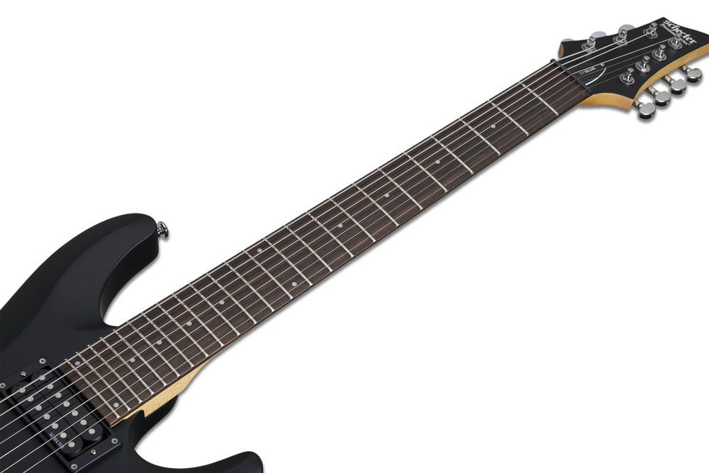 SCHECTER C-7 DELUXE SATIN BLACK