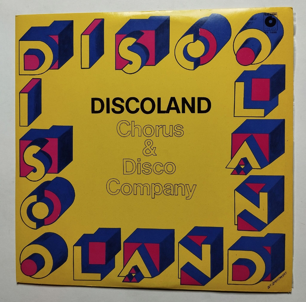 Винтажная виниловая пластинка LP Chorus and Disco Company Discoland (Польша 1978)