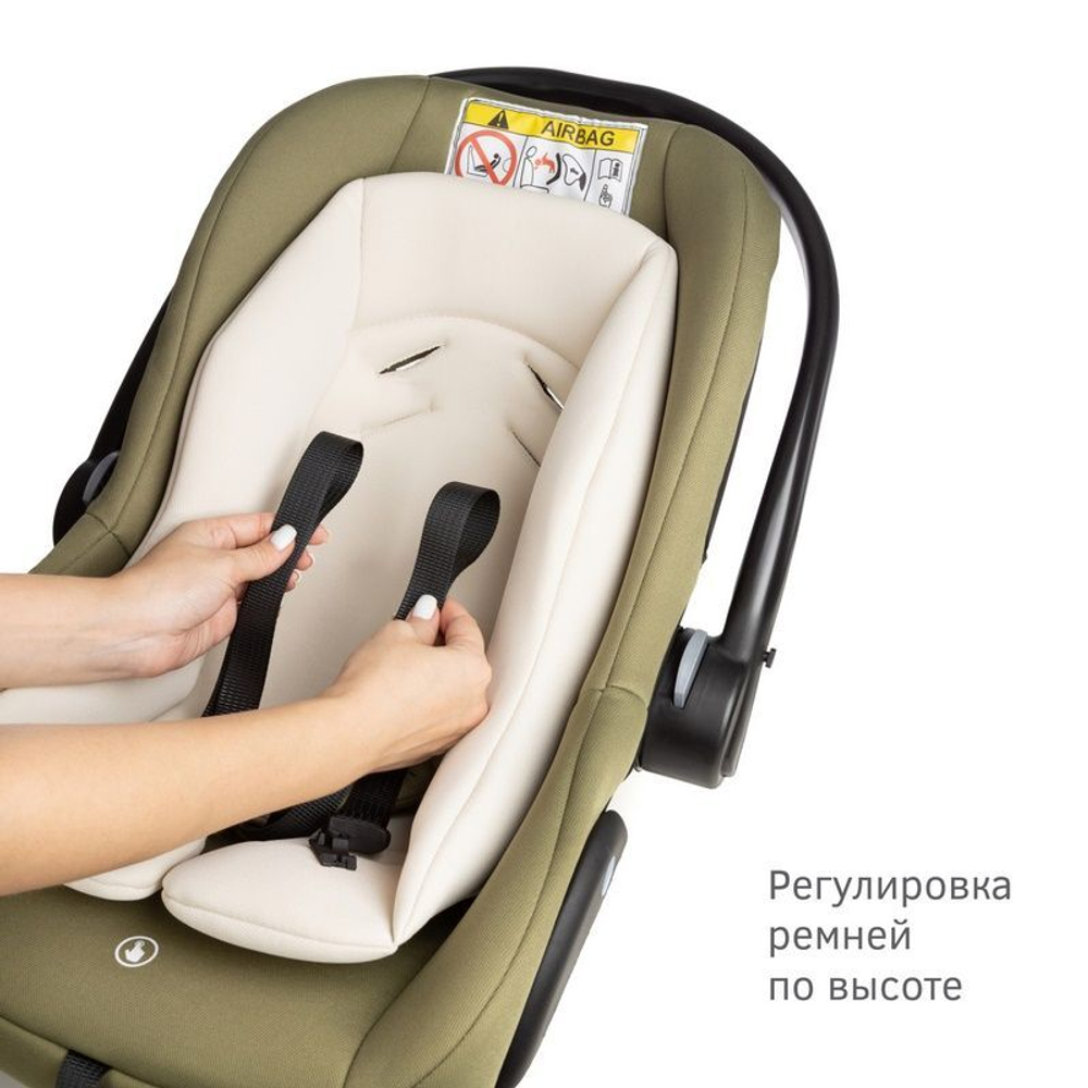 Детское автокресло SIGER «ДАФНИ», оливковый, гр. 0+, 0-13 кг, 0-1,5лет