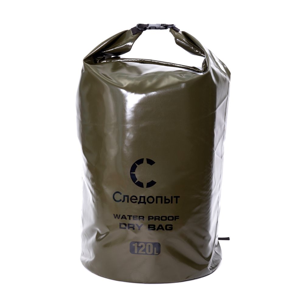 Гермомешок "СЛЕДОПЫТ - Dry Bag",с лямками, 120 л,ПВХ, цв. хаки/20/