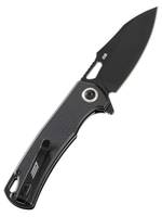 Нож складной GhostBlade Polter, сталь D2, 58-62 HRC, Spear-point, рукоять G10 чёрная, замок Liner lock, флиппер, 107 г