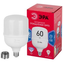 Лампа светодиодная POWER ЭРА RED LINE LED T120-60W-6500-E27/E40 R 60Вт колокол холодный белый свет E27/E40 | Лампы cветодиодные POWER