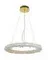 Люстра подвесная светодиодная NewRgy 2837E/50W GOLD+CLEAR, 50 Вт, золотая и прозрачная
