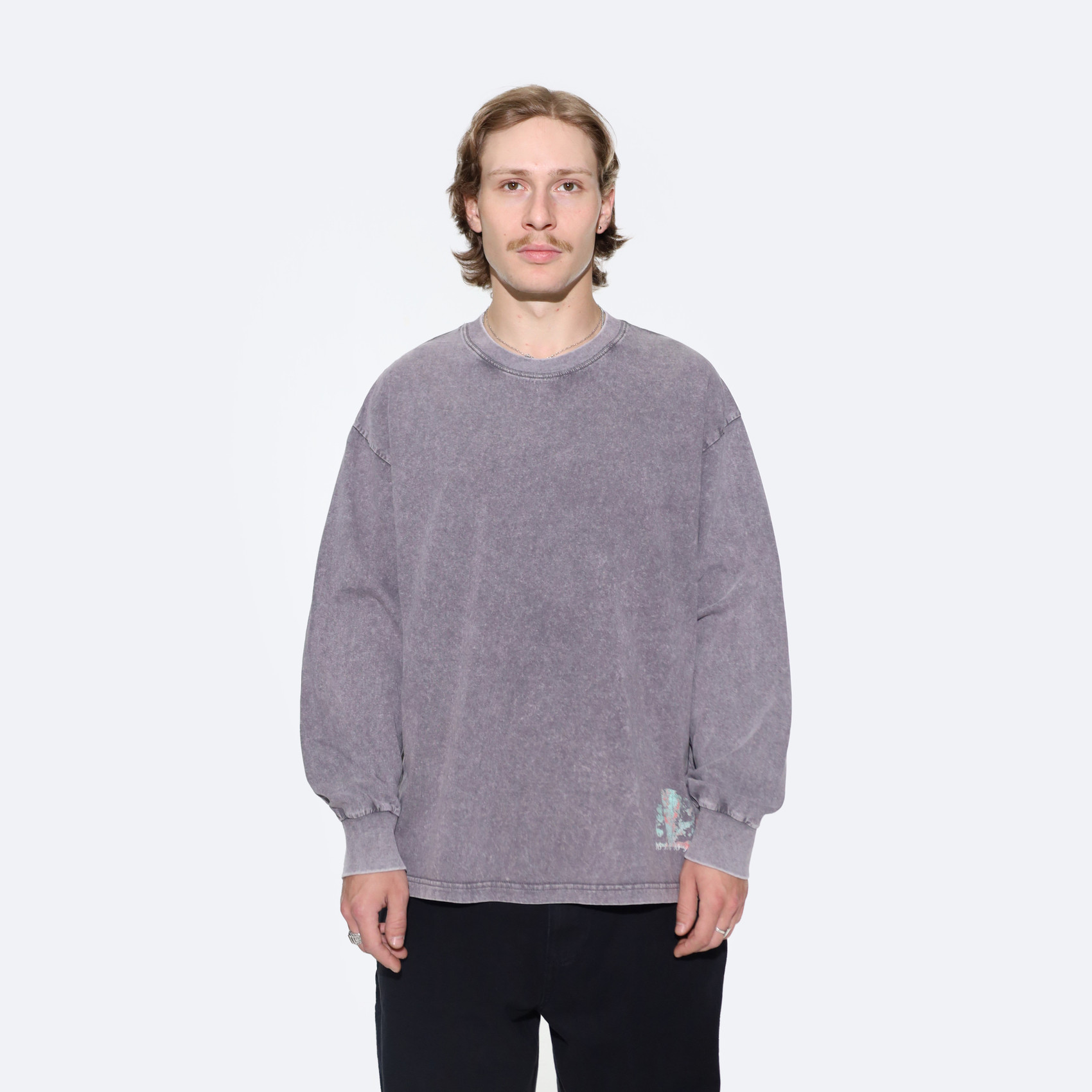 Лонгслив Magamaev Crack Longsleeve (grey) артикул: - купить в магазине Дайс