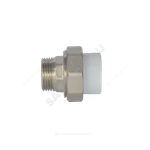 Муфта PP-R комбинированная разъемная белая Дн 25х3/4" НР VALFEX 10156020