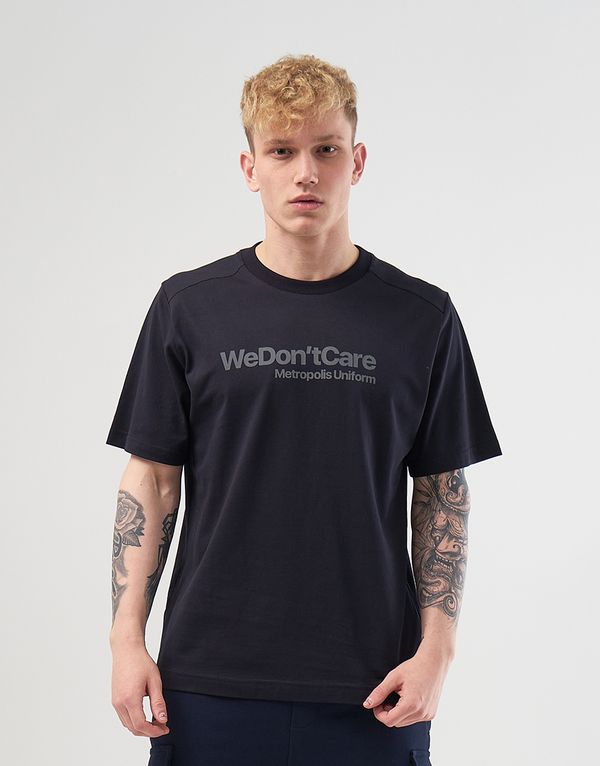 Футболка We Don’t Care Basic Logo Tshirt Black - фото 1