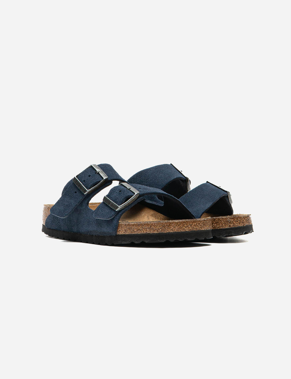 Birkenstock Arizona Suede Sandals "Navy"