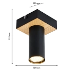 Потолочный светильник Olson 4431-1C, 1*GU10*50W. ТМ F-Promo