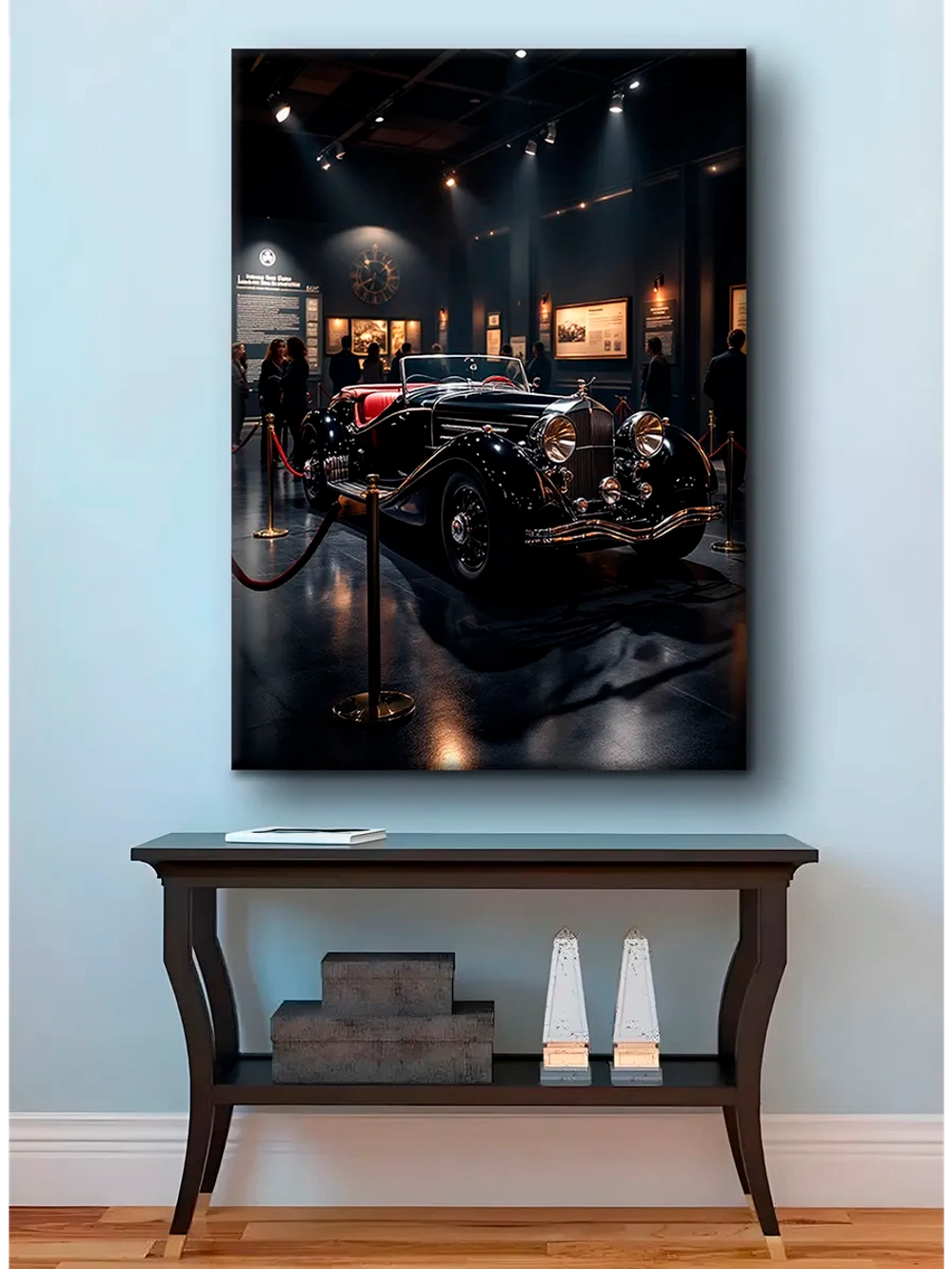 Картина "Mercedes-Benz 770", для интерьера 50х70см 1шт.