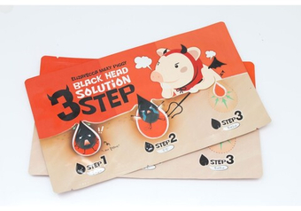 Elizavecca Маска для борьбы с чёрными точками - Milky piggy black head solution 3 Step nose, 10г