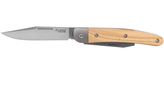 Складной нож Lion Steel "Jack" L/JK2 UL c клинком из стали Böhler M390 Microclean®, рукоять дерево (Олива)