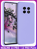 Мягкий Soft Touch чехол из силикона для REALME 13 PRO / 13 PRO PLUS с бархатной подкладкой