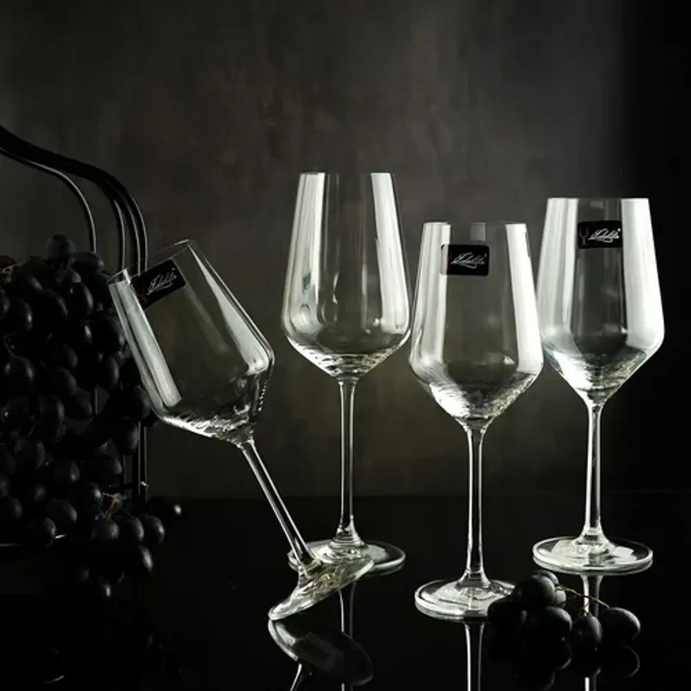 Бокал для вина 350 мл хр. стекло Hotel "Edelita" d 5,5 см h22 см P.L. - BarWare [6]