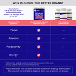 Qunol, Brain Health, Focus Plus, 60 таблеток