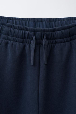 ZARA СПОРТИВНЫЕ БРЮКИ BARREL, МОРСКОЙ СИНИЙ