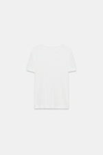ФУТБОЛКА ИЗ ЛИОЦЕЛЛА С КОРОТКИМИ РУКАВАМИ — ZARA