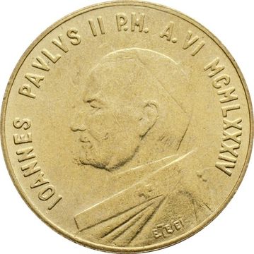 20 лир 1984 Ватикан, Год мира