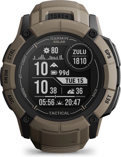 Умные часы Garmin Instinct 2X Solar Tactical Coyote Tan (010-02805-02)
