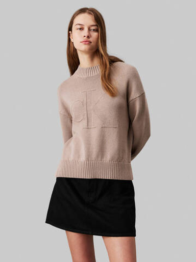 Свитер INTARSIA CALVIN KLEIN JEANS - бежевый(J20J224224)