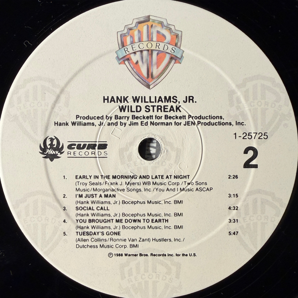 Виниловая пластинка Hank Williams, Jr.- Wild Streak LP
