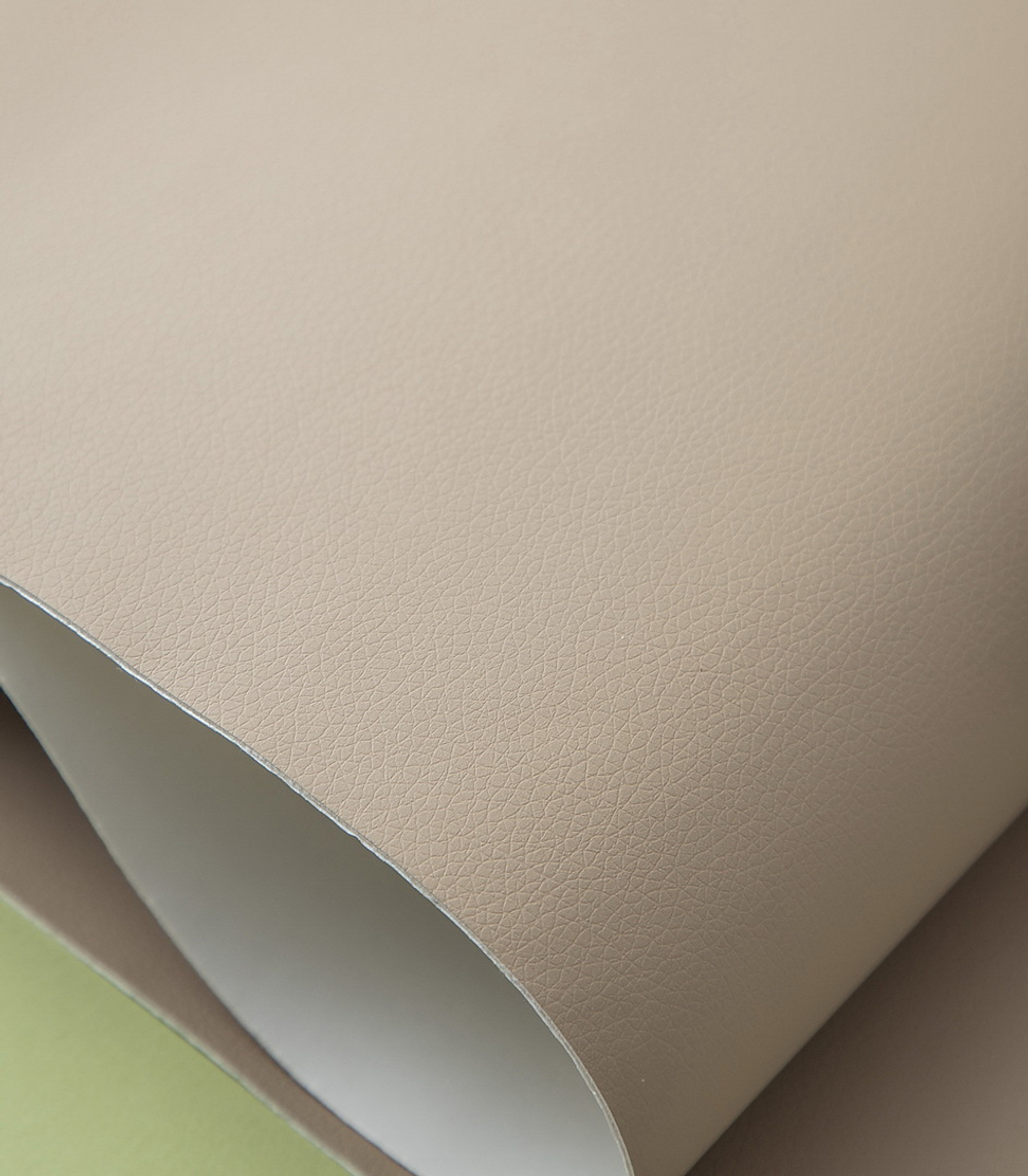 Экокожа самоклеящаяся, цв. Бежевый, лист 50х140 +/-2 см / Bergamo Beige, толщ. 0,85 мм