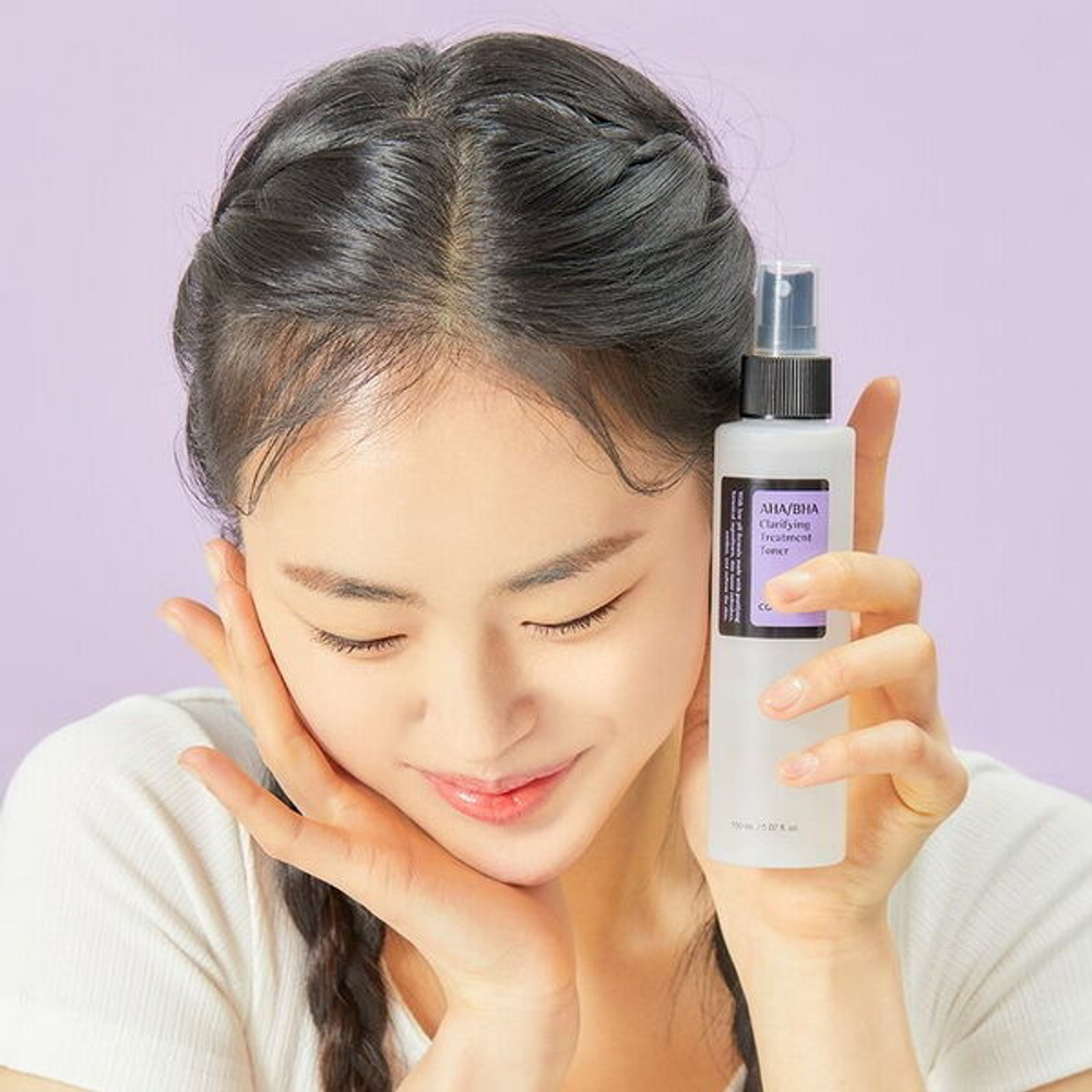 Мягкий очищающий тонер-спрей с кислотами COSRX AHA/BHA Clarifying Treatment Toner, 150мл