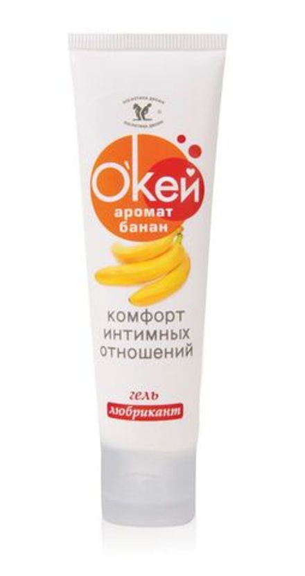 Гель-лубрикант  Окей  с ароматом банана - 50 гр.