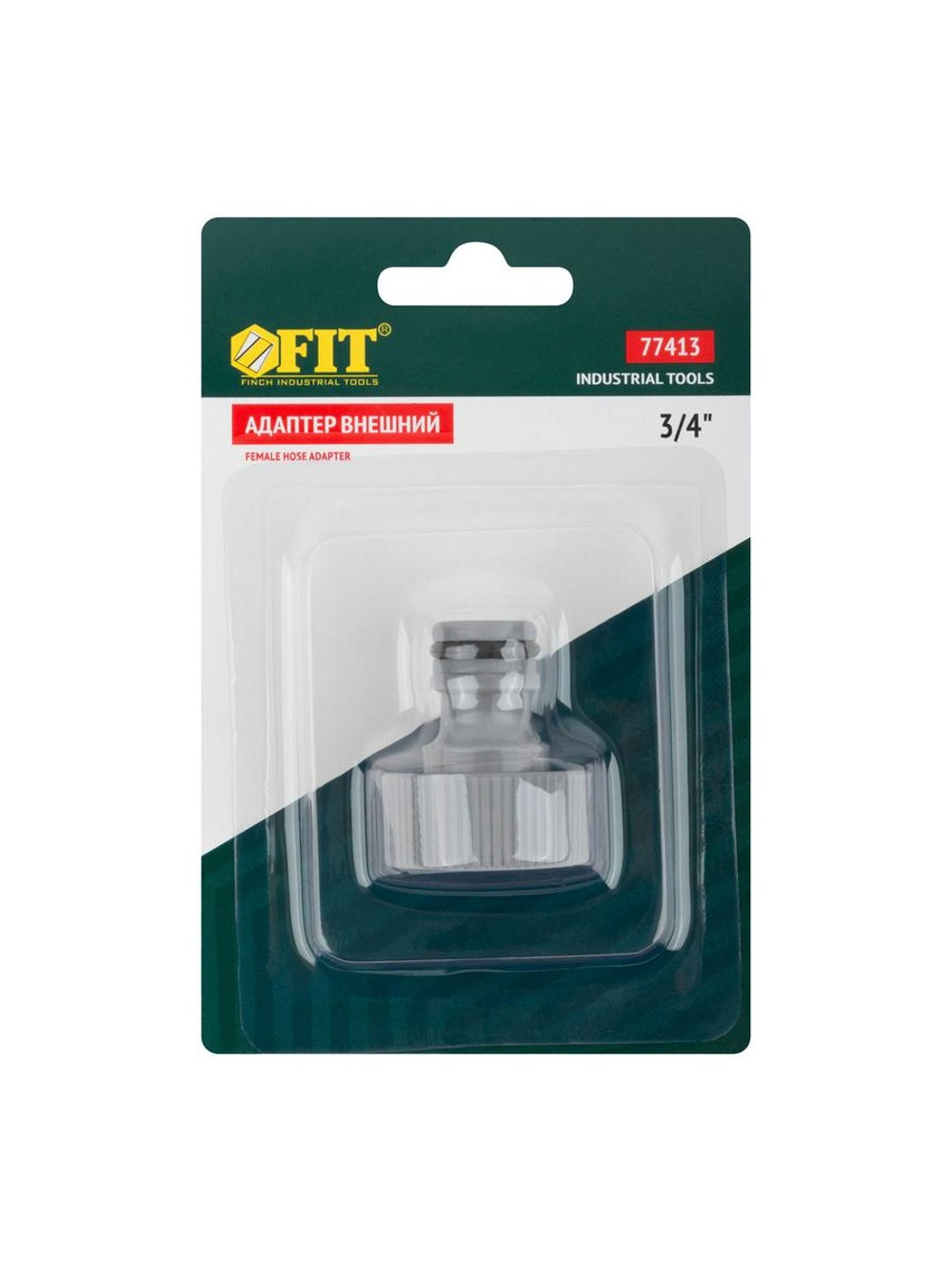Адаптер внешний пластиковый 3/4дюйм FIT 77413