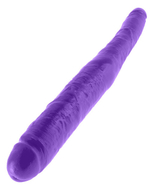 Фаллоимитатор двусторонний 16" Double Dillio фиолетовый (Цвет: фиолетовый)