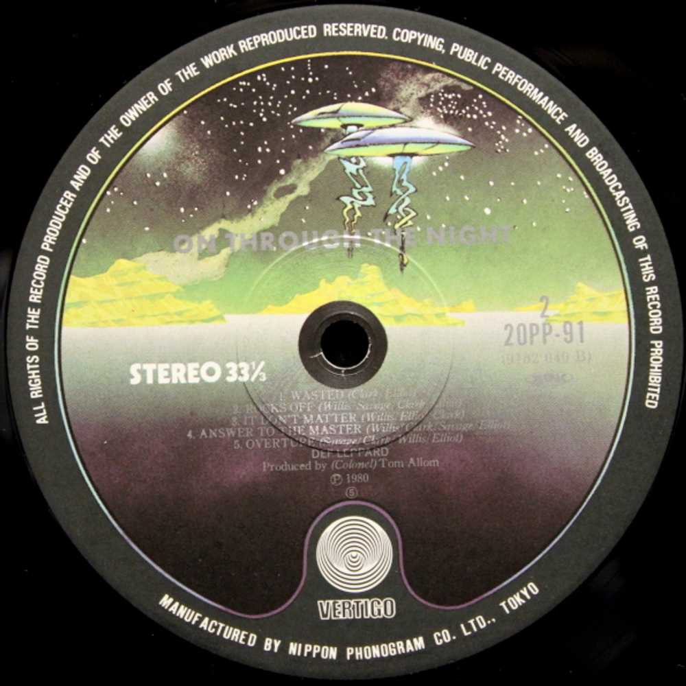 Def Leppard / On Through The Night (LP)