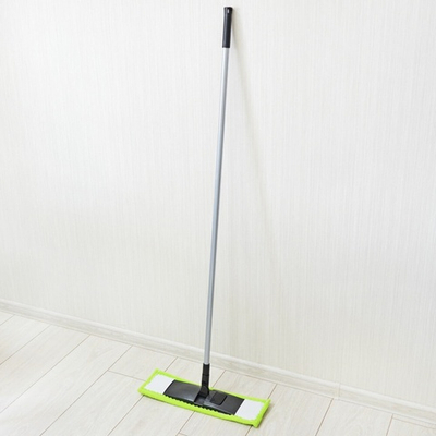 Швабра для пола с насадкой из микрофибры Mop Clean 39*9 см 110см черенок