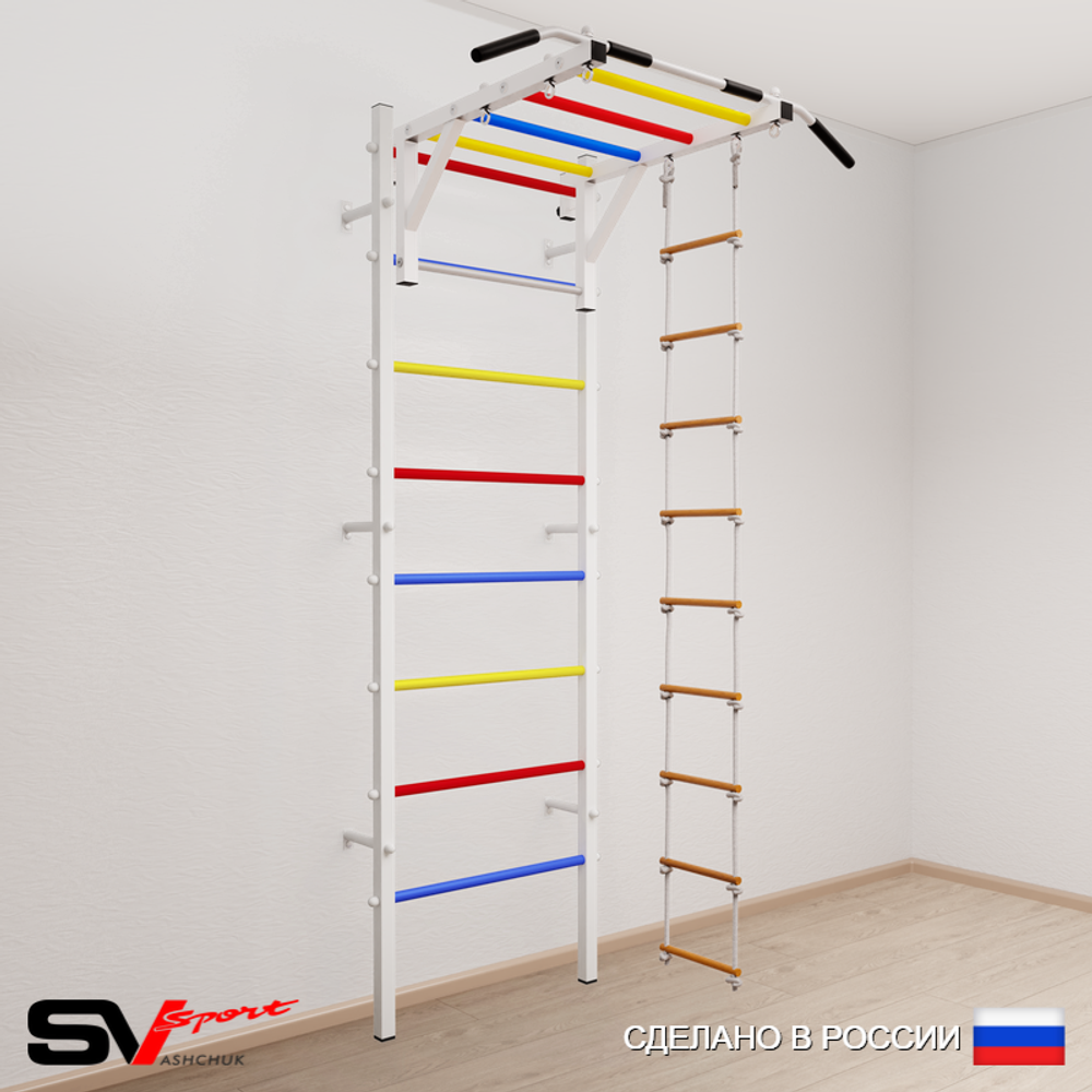 Шведская стенка Sv Sport усиленная 631 (Турник рукоход/Лестница)