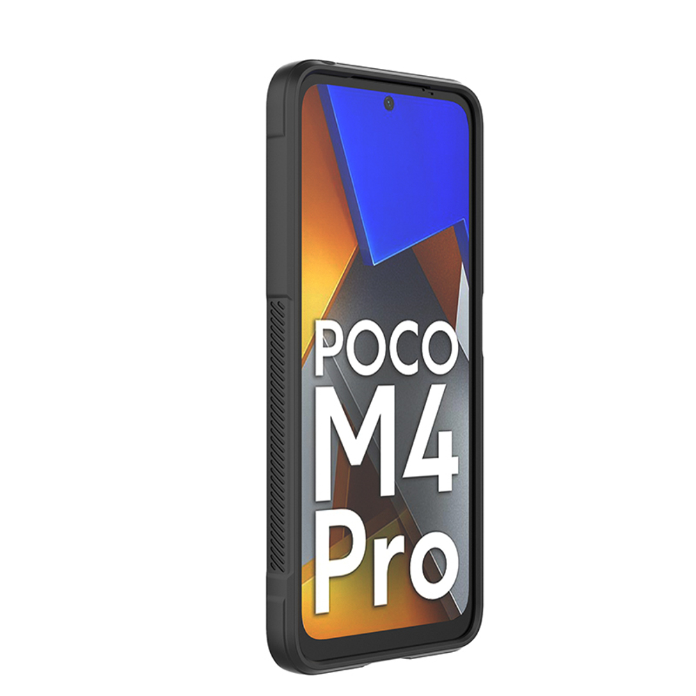 Противоударный чехол Flexible Case для Poco M4 Pro 4G