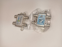 Делитель абонентский SAH 306 на 3 отвода, вносимое затухание IN-OUT 6dB.