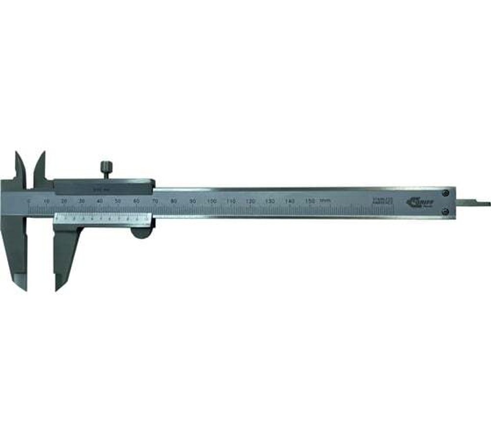 Штангенциркуль GRIFF ШЦ-I-150-0,02 ГОСТ 166-89 нерж. сталь, моноблок D203035