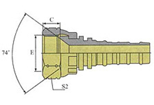 Фитинг DN 20 JIC (Г) 1.1/16 Interlock
