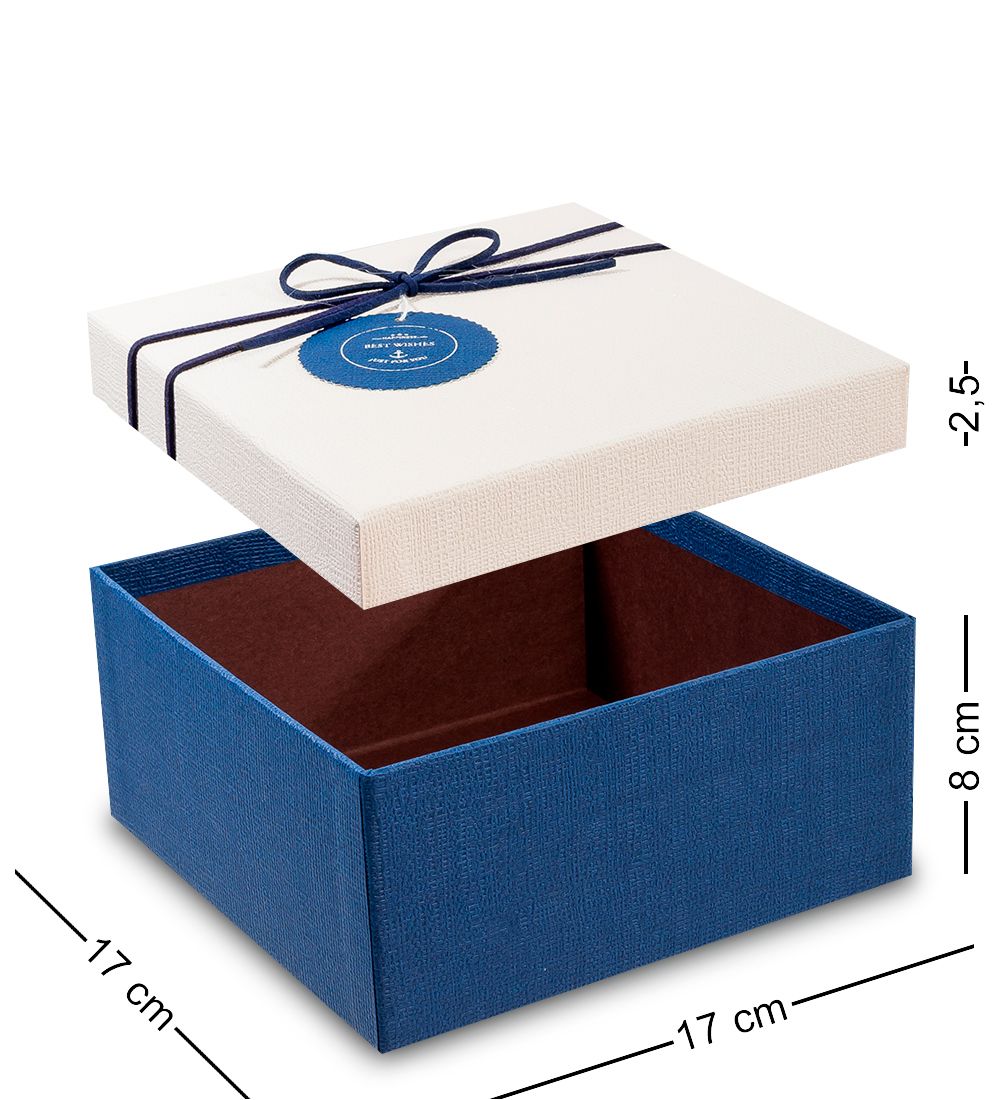 Packing Symphony WF-31-B Набор коробок из 3шт «Прямоугольник» цв.син./бел.