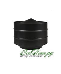 Дефлектор Везувий BLACK д.115х200