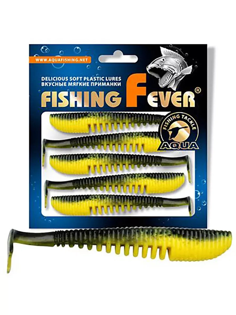 Мягкая приманка риппер FishingFever 7,0cm,3,0g,2 уп. по 5 шт