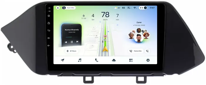 Магнитола для Hyundai Sonata DN8 2020+ - Teyes CC4L монитор 10.1" IPS, Android 14, Быстрая, Snapdragon 662, CarPlay, 4G SIM-слот