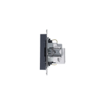 Systeme Electric AtlasDesign Грифель Розетка с/з со шторками, 16А, механизм