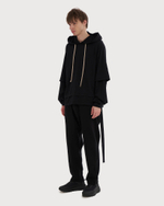 RICK OWENS DRKSHDW ХУДИ ЧЕРНАЯ HUSTLER