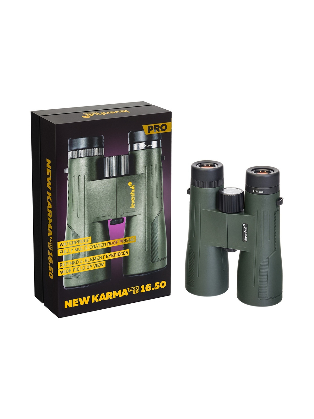 Бинокль Levenhuk New Karma PRO ED 16x50