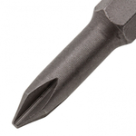 Отвертка комбинированная, SL3/16"-PH1, SL1/4"-PH2, 3-х компонентная рукоятка Denzel