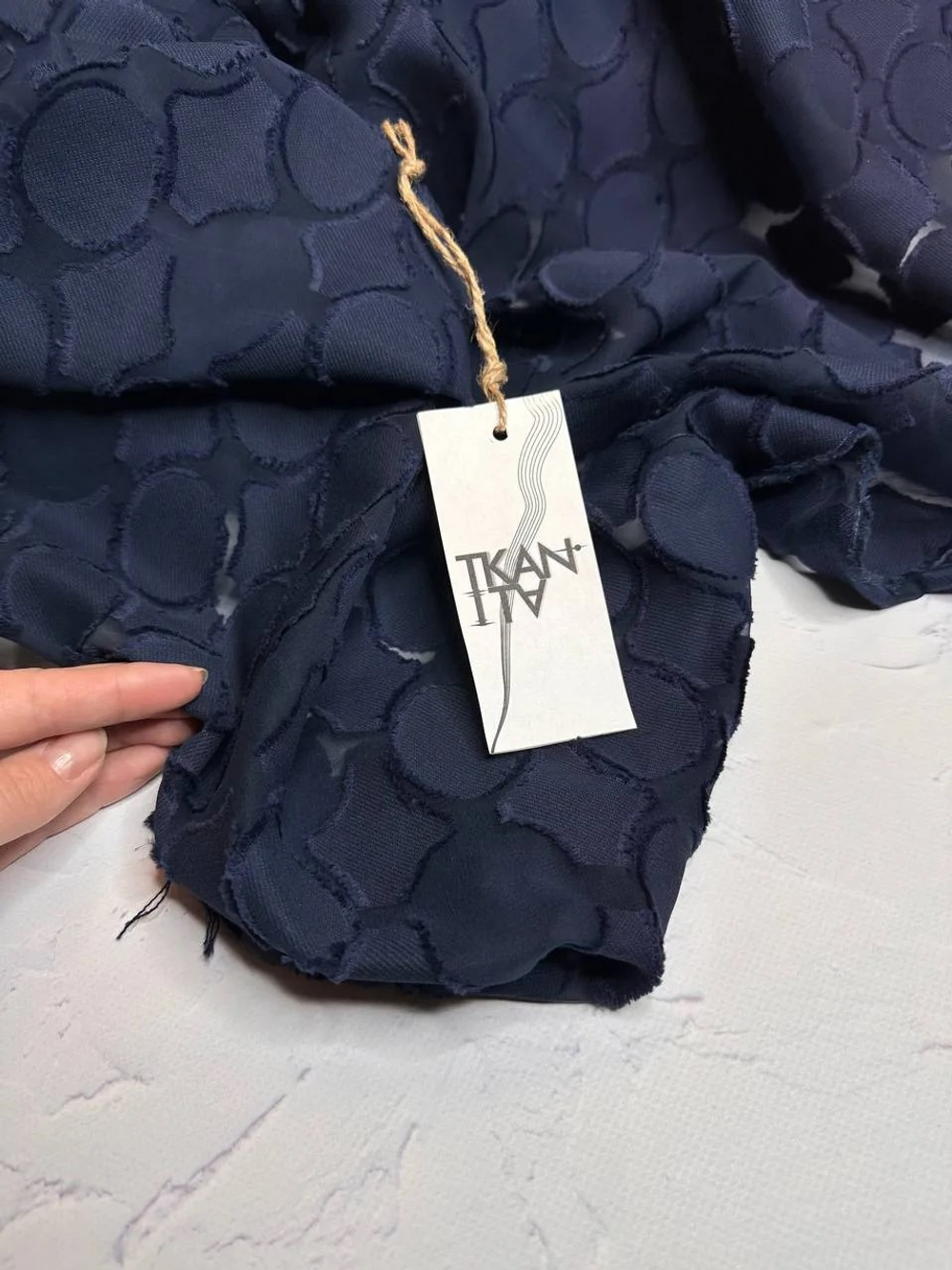 Блузочно-плательное хлопковое филькупе с шелком (LUIGI VERGA для BOTTEGA VENETA, 54%хлопок/46%шелк, Ночное синее море, 132, 129 гр/м2)