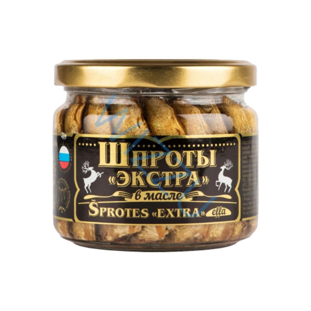 Шпроты в Масле Экстра "Стекло" ВК 270г