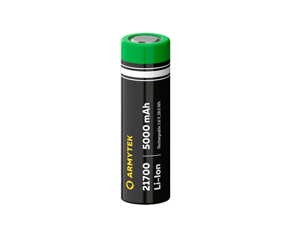 Аккумулятор незащищенный Armytek 21700 Li-Ion 5000 mAh